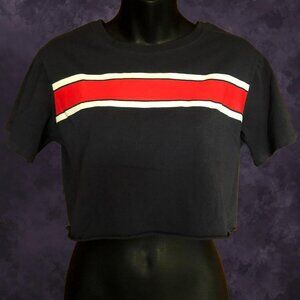 Garage Striped Crop Top
